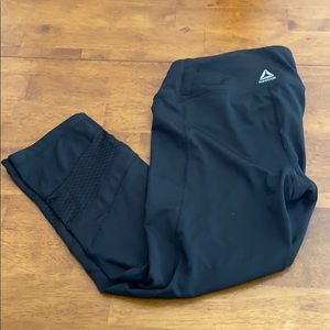 2/$20 Black REEBOK Capri leggings